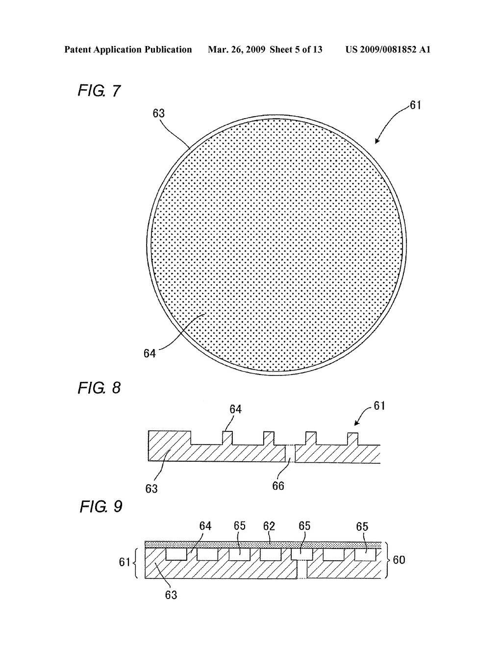 HOLDING JIG, SEMICONDUCTOR WAFER GRINDING METHOD, SEMICONDUCTOR WAFER PROTECTING STRUCTURE AND SEMICONDUCTOR WAFER GRINDING METHOD AND SEMICONDUCTOR CHIP FABRICATION METHOD USING THE STRUCTURE - diagram, schematic, and image 06