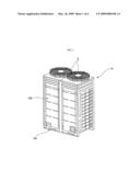 Outdoor unit of air conditioner diagram and image