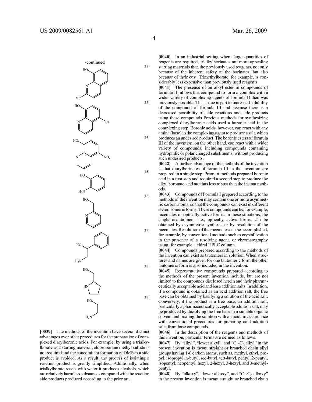 Methods For The Preparation Of Alkyl Diaryl Borinates And Complexed Diarylboronic Acids - diagram, schematic, and image 05