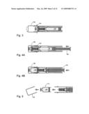 Device for transferring fluid from a cartridge to a container diagram and image