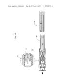 Device for transferring fluid from a cartridge to a container diagram and image