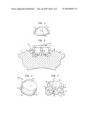 Cement spacer for acetabular cup diagram and image