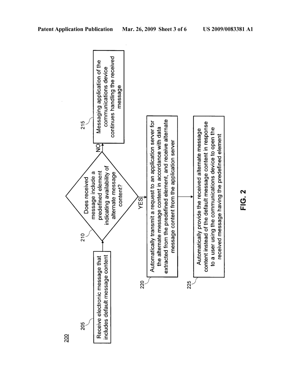 METHODS AND SYSTEMS FOR HANDLING ELECTRONIC MESSAGE CONTENT FOR ELECTRONIC COMMUNICATIONS DEVICES - diagram, schematic, and image 04