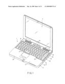 ELECTRONIC APPARATUS COMPRISING RECEPTACLE FOR STORING DISK DRIVE diagram and image