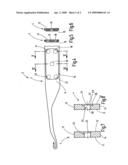 Knitting tool for a knitting machine diagram and image