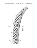 TIRE HAVING TREAD WITH REPELLENT GROOVE SURFACE diagram and image