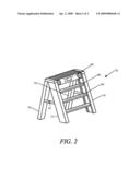 LADDER WITH INCORPORATED SOUND SYSTEM diagram and image