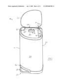 CORNER TRASHCAN diagram and image