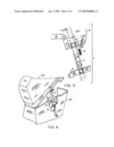 Biased Bar-B-Q lid support assembly diagram and image