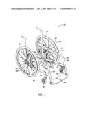 REAR WHEEL MOUNTING ASSEMBLY FOR A WHEELCHAIR diagram and image