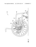 REAR WHEEL MOUNTING ASSEMBLY FOR A WHEELCHAIR diagram and image