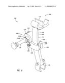 REAR WHEEL MOUNTING ASSEMBLY FOR A WHEELCHAIR diagram and image