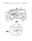 Vehicle power door control with passive entry diagram and image