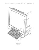 Computer Monitor Having Flat Panel Display And Printhead diagram and image