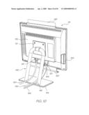 Computer Monitor Having Flat Panel Display And Printhead diagram and image