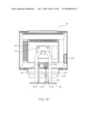 Computer Monitor Having Flat Panel Display And Printhead diagram and image