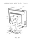 Computer Monitor Having Flat Panel Display And Printhead diagram and image