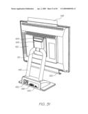 Computer Monitor Having Flat Panel Display And Printhead diagram and image