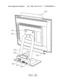 Computer Monitor Having Flat Panel Display And Printhead diagram and image