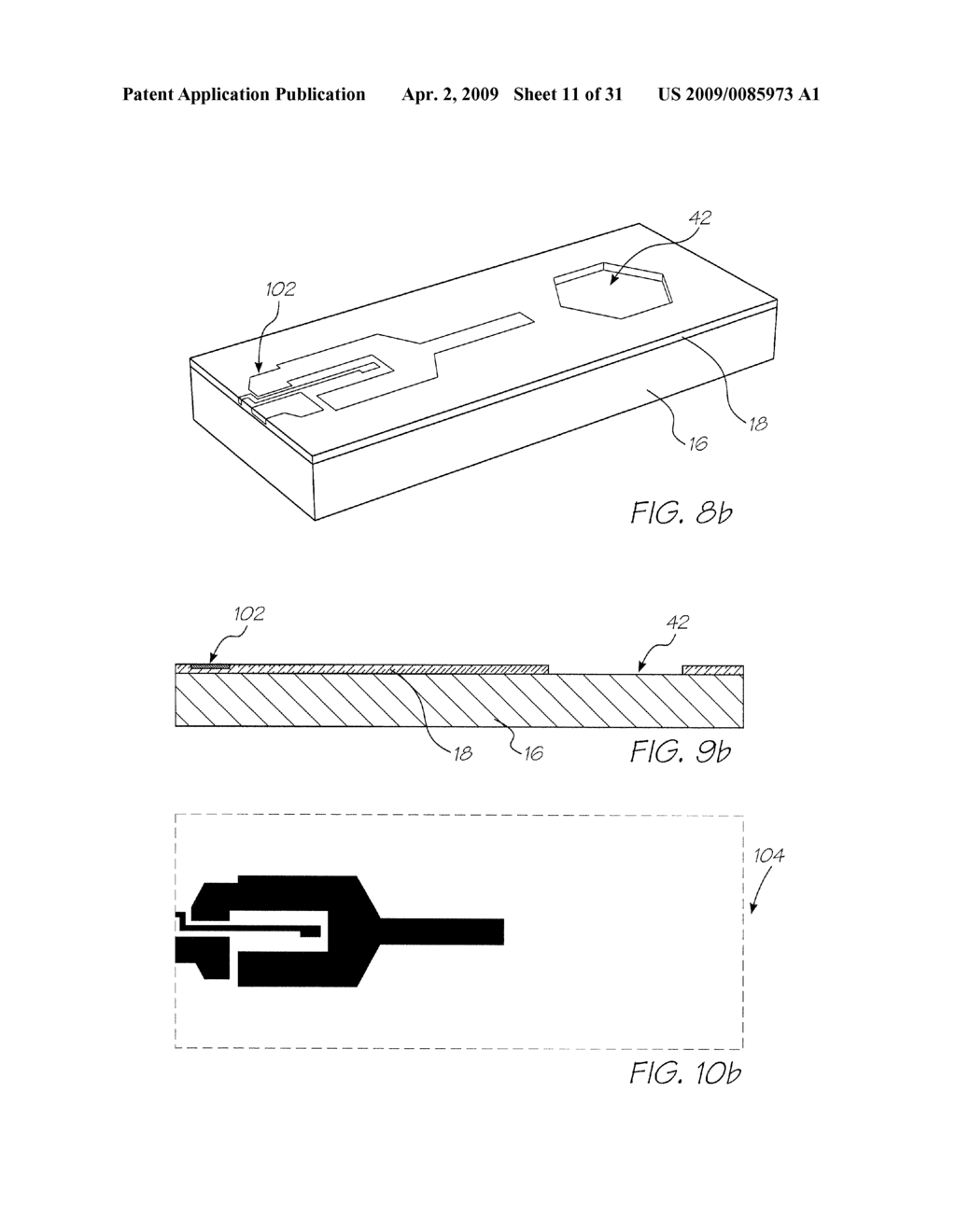 INK JET PRINTHEAD WITH INK CONTAINMENT FORMATIONS - diagram, schematic, and image 12