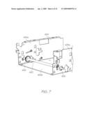 CRADLE UNIT HAVING PIVOTED CONNECTIONS FOR PRINTHEAD CARTRIDGE diagram and image