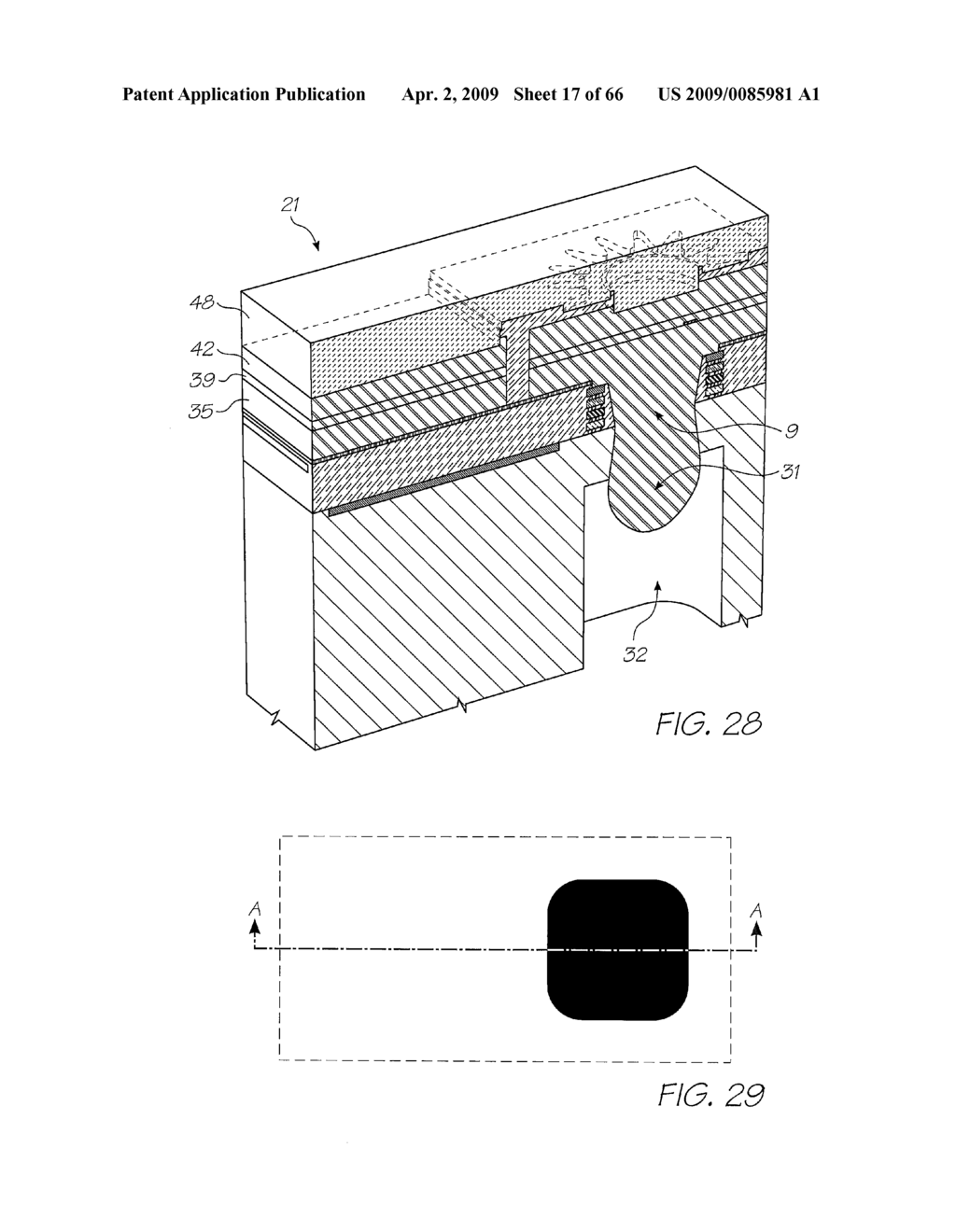 Printhead integrated circuit with vapor bubbles offset from nozzle axis - diagram, schematic, and image 18