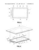 DISPLAY DEVICE INTEGRAL WITH PROTECTION PLATE, AND DISPLAY APPARATUS USING THE SAME diagram and image