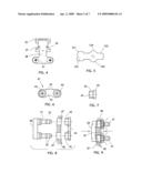 Clip for releasably attaching clip-on accessory to eyeglasses diagram and image