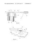 Clip for releasably attaching clip-on accessory to eyeglasses diagram and image