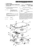 Actuator latching mechanism for magnetic disk drive diagram and image