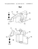 Actuator latching mechanism for magnetic disk drive diagram and image