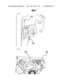 Actuator latching mechanism for magnetic disk drive diagram and image
