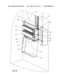 Wall Mounted Enclosure With Rotating Patch Panel Frame diagram and image