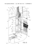 Wall Mounted Enclosure With Rotating Patch Panel Frame diagram and image