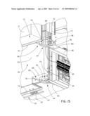 Wall Mounted Enclosure With Rotating Patch Panel Frame diagram and image