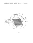 Aerodynamic LED Floodlight Fixture diagram and image