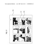 Apparatus for and method of processing image information and recording medium storing image processing program diagram and image