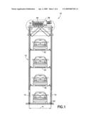 Quadruple vehicle parking system diagram and image