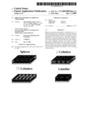 Directed assembly of triblock copolymers diagram and image