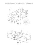 Support structure for battery modules diagram and image