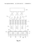 Fabricating method for quantum dot of active layer of LED by nano-lithography diagram and image