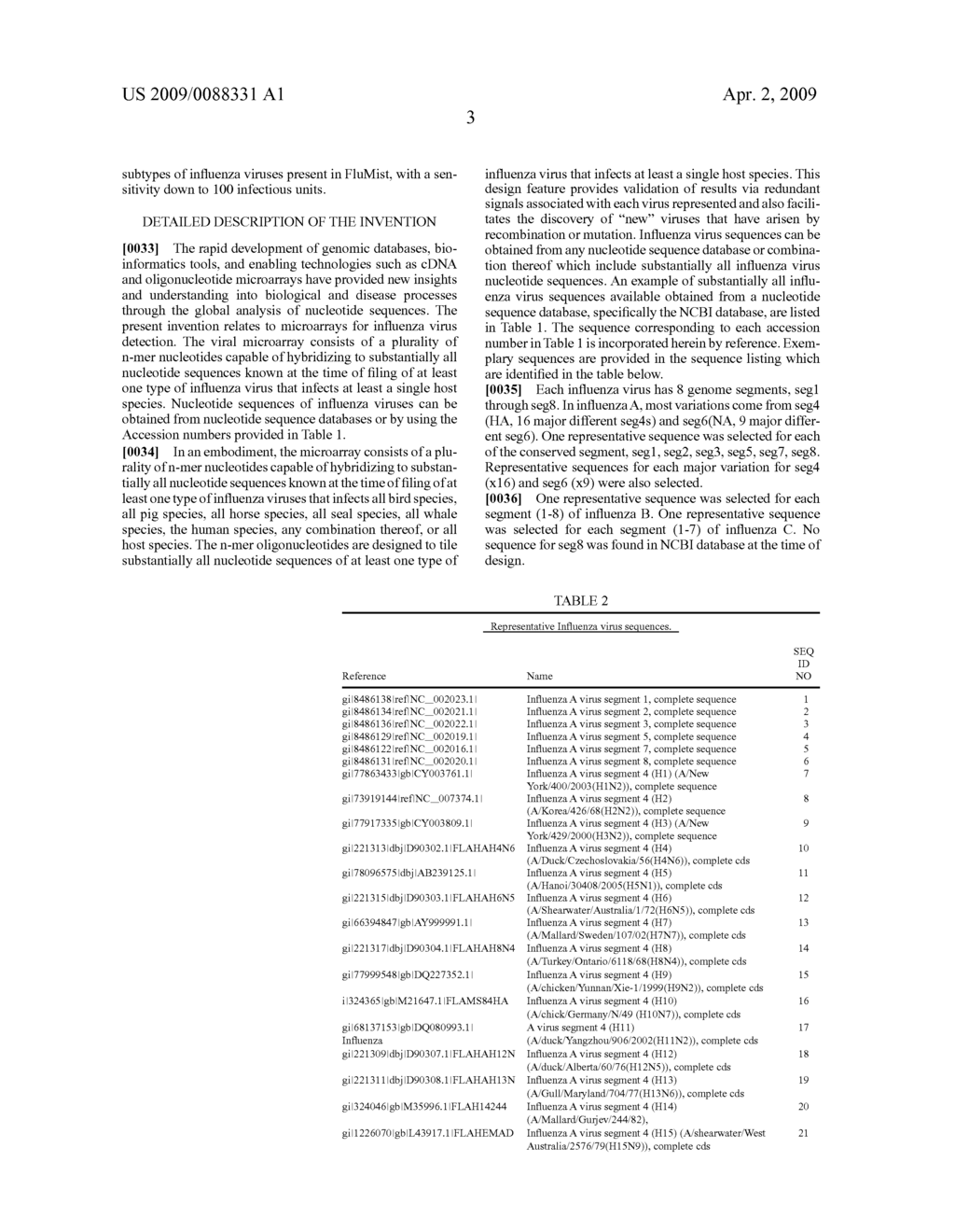 INFLUENZA VIRUS NUCLEIC ACID MICROARRAY AND METHOD OF USE - diagram, schematic, and image 07