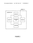 PROXIMITY COMMUNICATION PACKAGE FOR PROCESSOR, CACHE AND MEMORY diagram and image