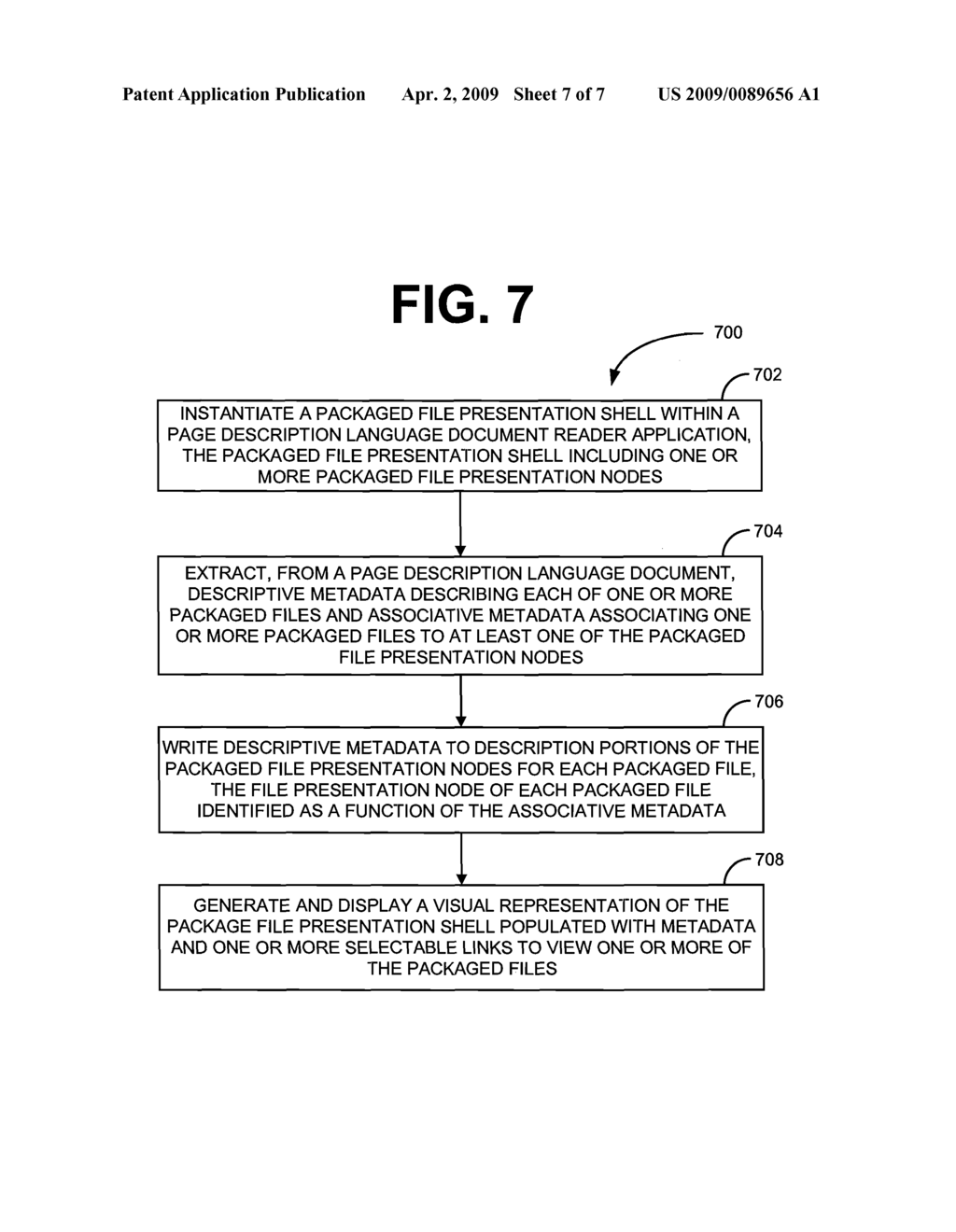 PRESENTATION OF FILES PACKAGED WITHIN A PAGE DESCRIPTION LANGUAGE DOCUMENT - diagram, schematic, and image 08