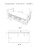 Bed with Adjustable Patient Support Framework diagram and image