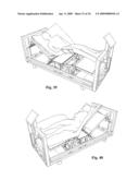 Bed with Adjustable Patient Support Framework diagram and image