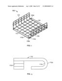 Cable management system for a raised floor grid system diagram and image