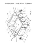 Cable management system for a raised floor grid system diagram and image