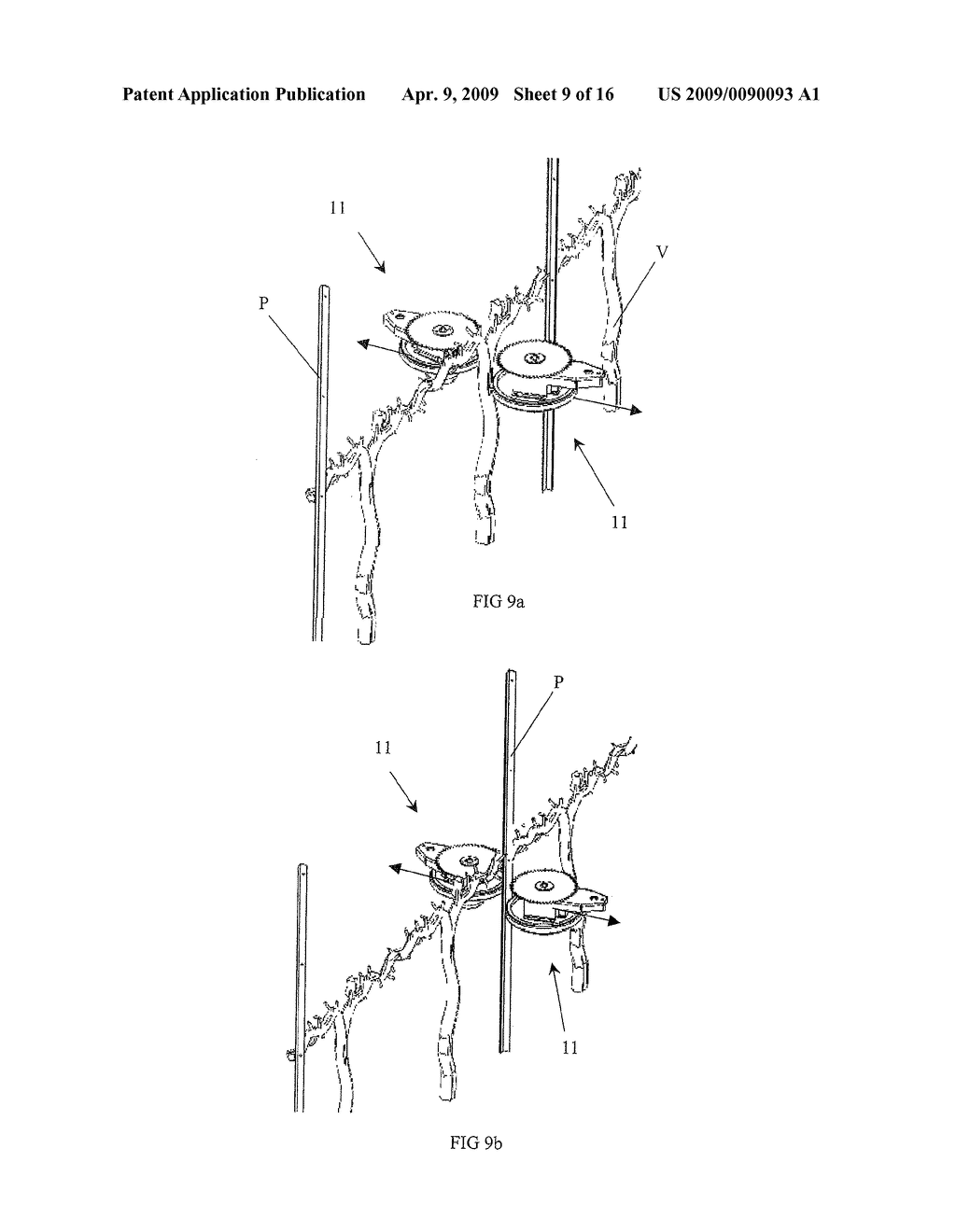 METHOD AND MACHINE FOR VINE AUTOMATIC PRUNING - diagram, schematic, and image 10