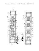 Hopper car gate with enlarged discharge and increased capacity diagram and image